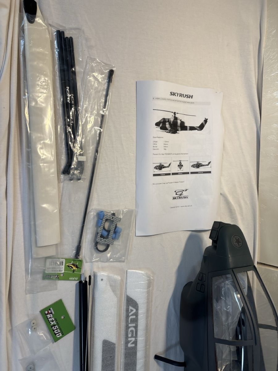 Align RC Modellbau: Scale fuselage AH1 avec mécanique Trex500  – Neu (gemäss Beschreibung) aus St-George von Naught 3