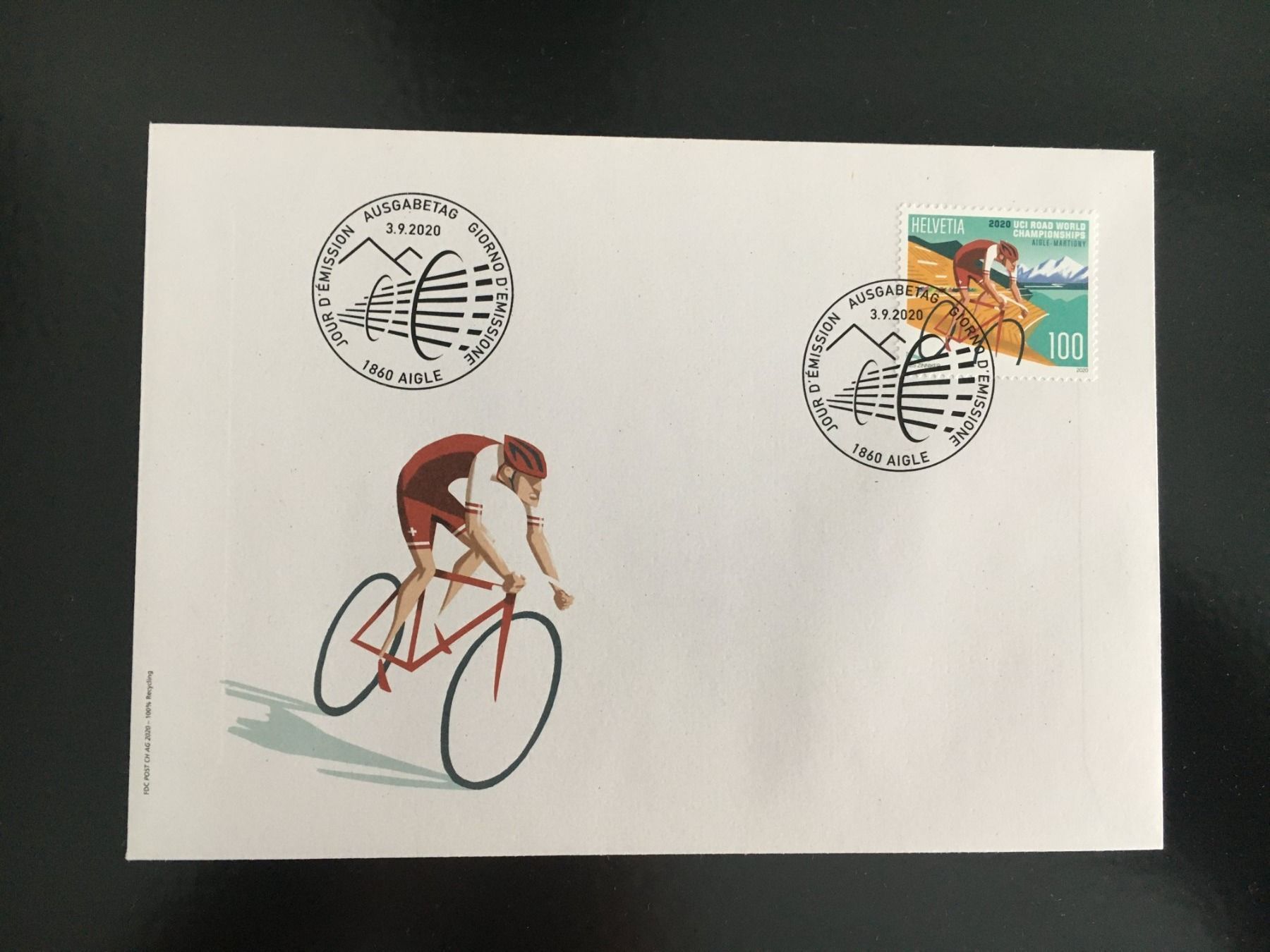 Tutti i francobolli: 2020 / FDC / UCI Road World – Nuovo (secondo la descrizione) da Grand-Lancy venduto da Dany1973