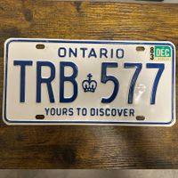 🇨🇦 Autoschild, Ontario TRB-577 - Kanada 