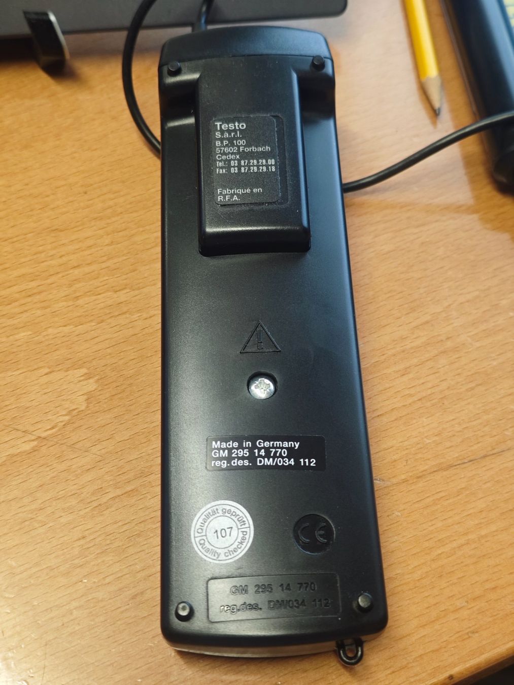 Mesurer: TESTO 425 Hitzdraht-Anemometer Luftstrom Teleskopsonde – D'occasion à Zetzwil par bugkeeper 3