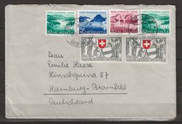 PP052 - Pro Patria 1952 sur lettre