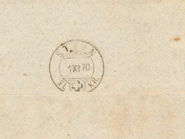 Tutti i francobolli: Brief, Frick 1870 - Obermumpf – Usato da Wolhusen venduto da Curver9 1