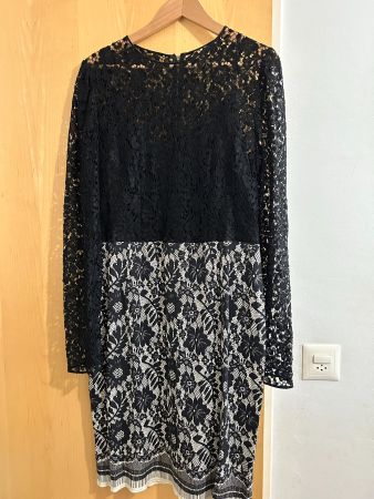 SALE Dolce & Gabbana Silk and Lace Dress IT50 EU42