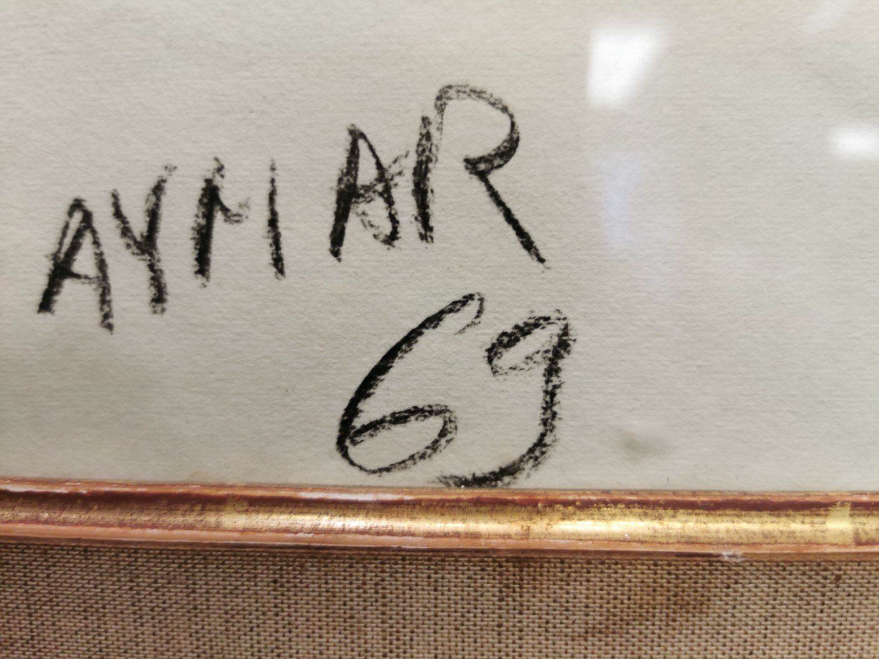 Gemälde: Tableau SIGNÉ PIERRE AYMAR DATÉ 69 – Gebraucht aus Genève von Qanil77 2
