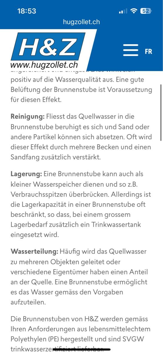 Sanitari: Quellfassung / Brunnenstube/ Tank – Nuovo e nell'imballaggio originale da Davos Platz venduto da cilgia08 3