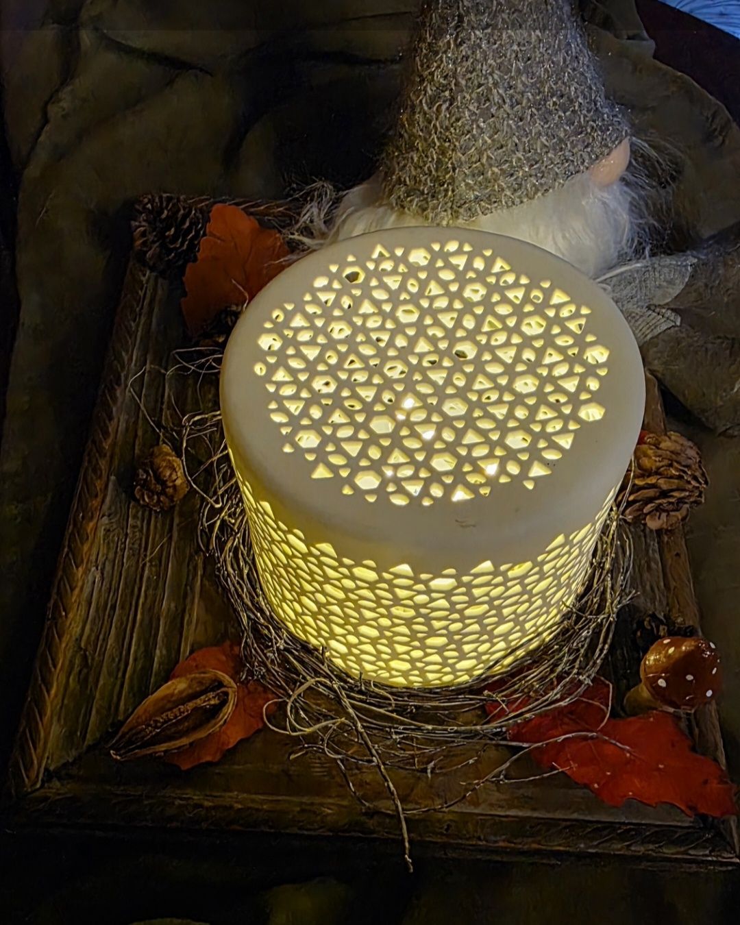 Lampade: Gemütliche Keramik Lampe, warmes Licht – Nuovo e nell'imballaggio originale da Kerns venduto da Joe990 2
