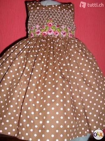 Traumhaftes Prinzessin Festliche Kleid hand smoked dress