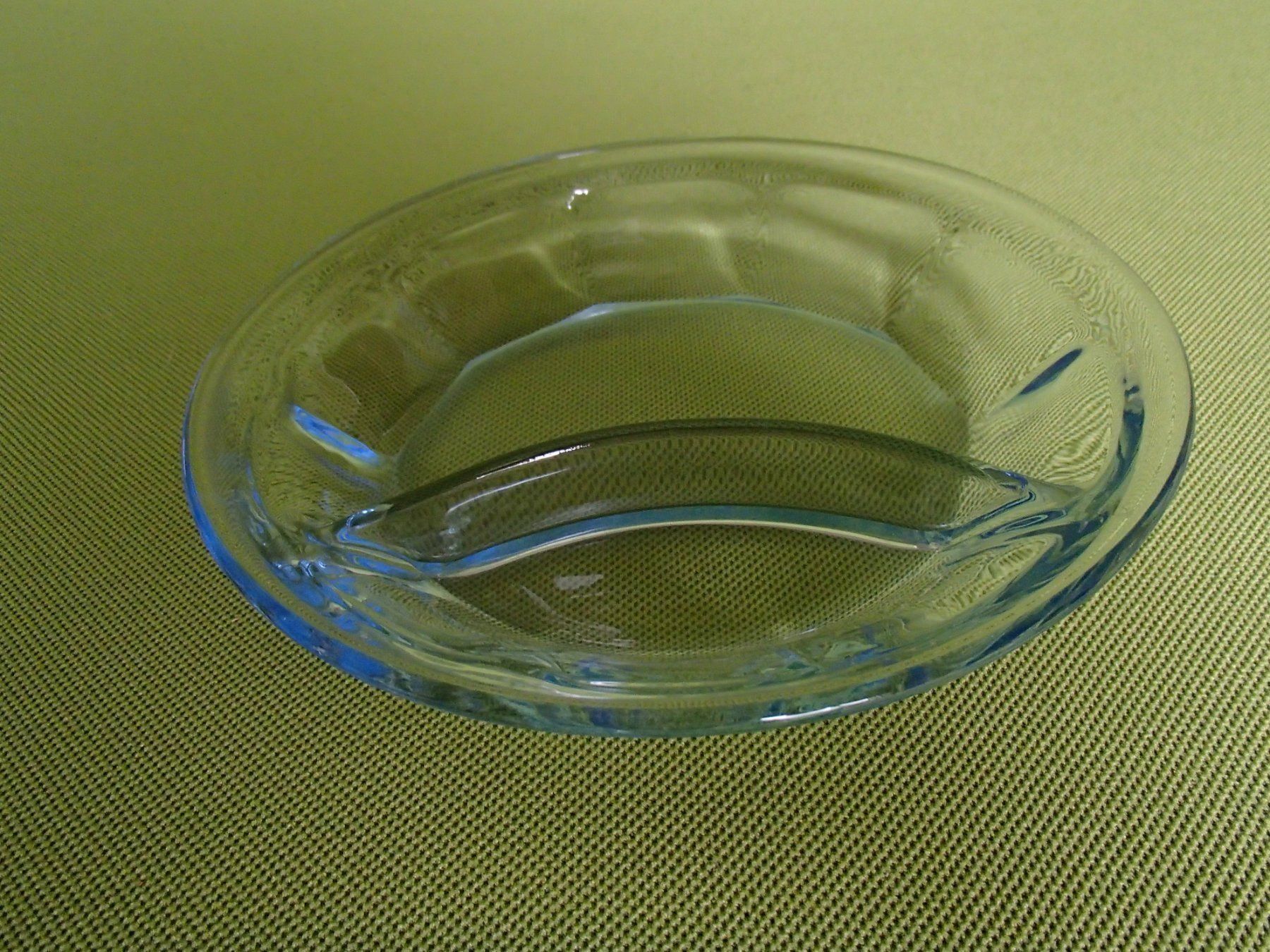 Teller: 6 hellblaue Vintage Glasschalen mit Einteilung – Gebraucht aus Schöfflisdorf von pullux 5