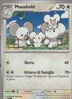 TCG POKEMON destino di Paldea PAF 074/091 MAUSHOLD Italian