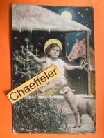 1907 Antike Glückwunsch-Karte: Frohe Weihnachten