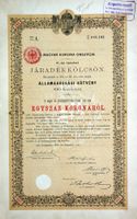 4% Königreich Ungarn, Budapest - 1892