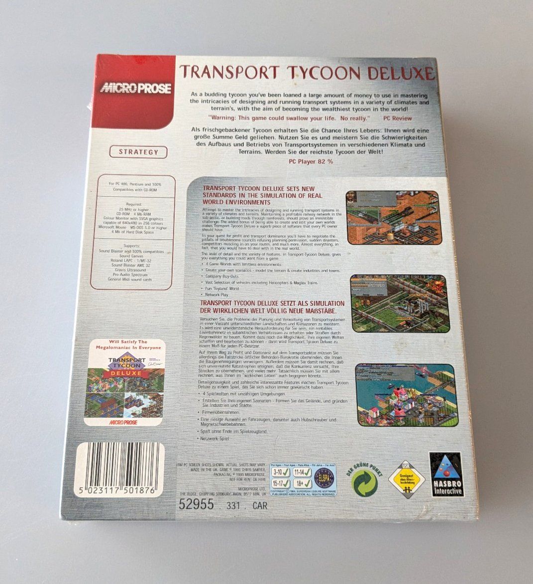 Spiele: Transport Tycoon Deluxe, PC Big Box, NEU SEALED – Neu und originalverpackt aus Basel von Rromanv 1