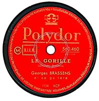 Georges Brassens, Schelllackplatte