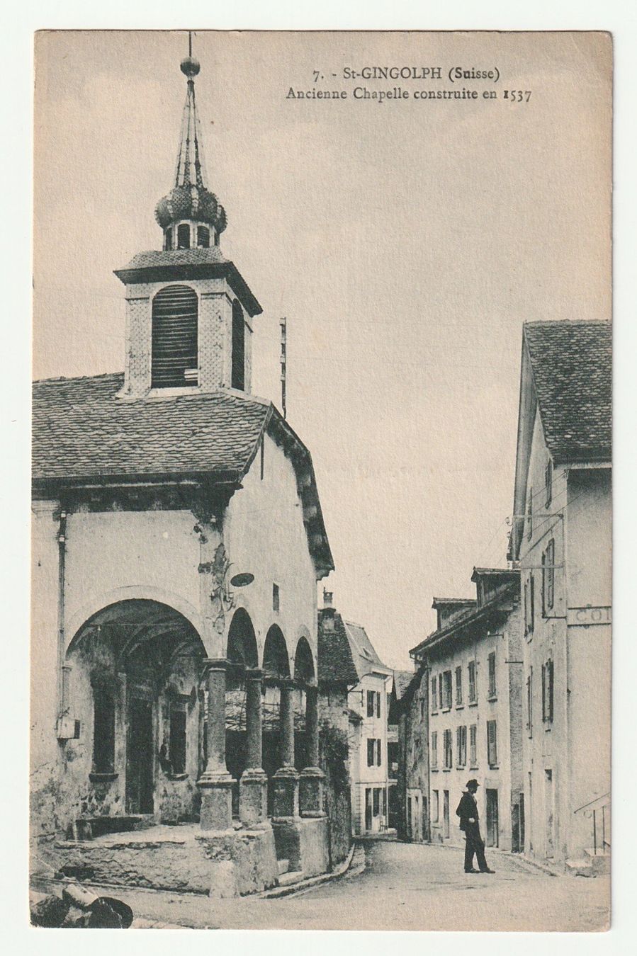 Cartes postales: Ansichtskarte St-Gingolph Alte Barockkapelle, Wallis – Neuf (Voir description) à St. Gallen par Ricardo_Deals