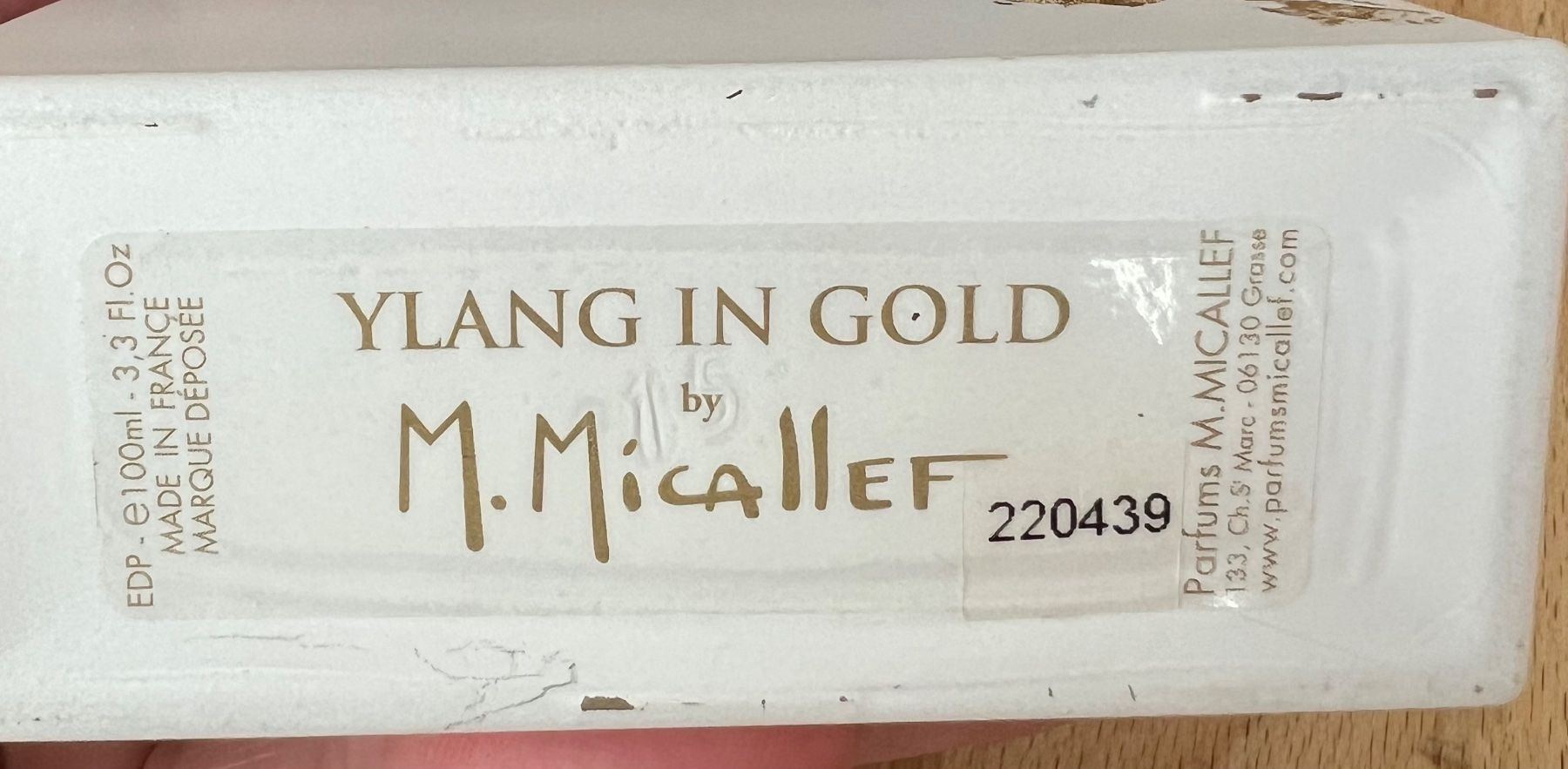Profumi & Eau de Toilette: Ylang in Gold von M. Micallef – Usato da Kölliken venduto da deleina 1
