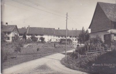 Cartoline postali: Mauren bei Bürglen (Thg.)Quartieransicht. – Usato da Schlieren venduto da Rapaelli
