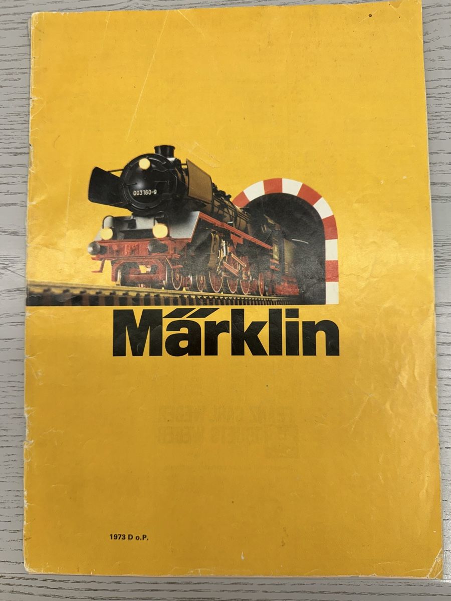 Märklin Modellini di ferrovie: Märklin Katalog 1973 D – Usato da Lupsingen venduto da New-Haven