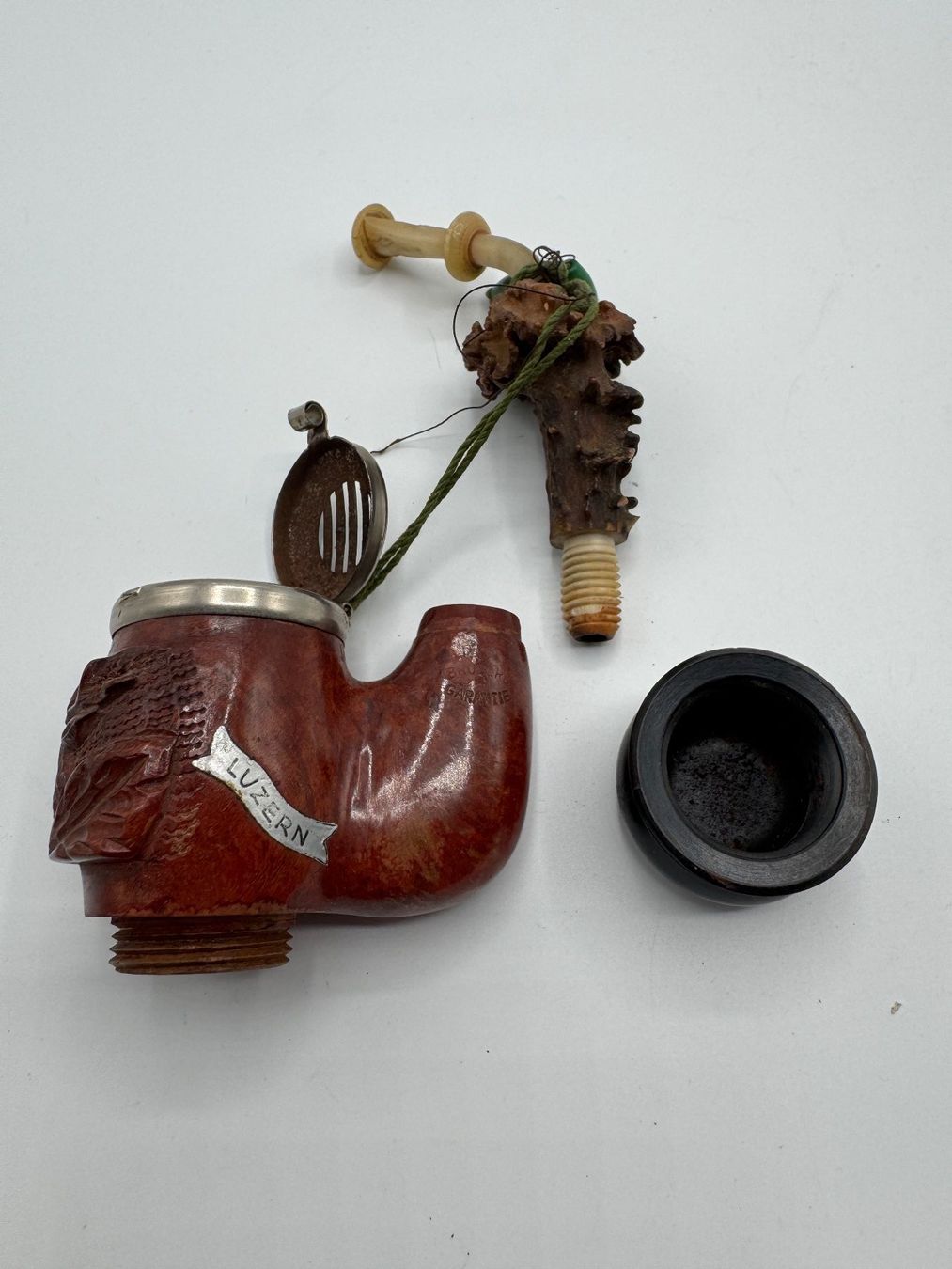 Pipes & Accessoires: Antike Pfeife "Luzern" mit Hirschgeweih – D'occasion à Sachseln par BONATI01 4