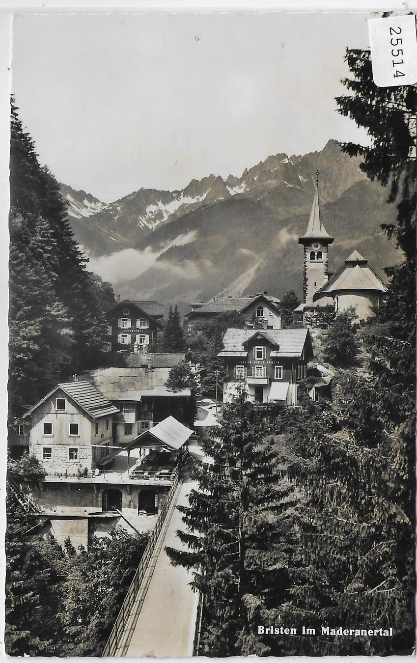 Cartoline postali: Bristen - Dorfpartie – Antico da Ettingen venduto da Kartenplanet