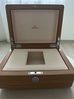 Omega Uhrenbox Holz neuwertig