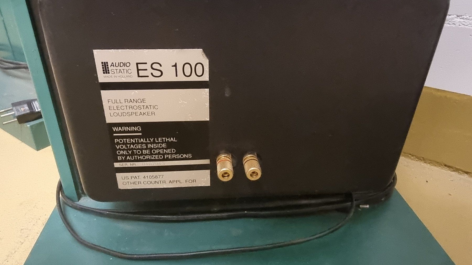 Lautsprecher: Audiostatic ES 100 – Defekt aus Schöfflisdorf von Silvervintage.CH 2