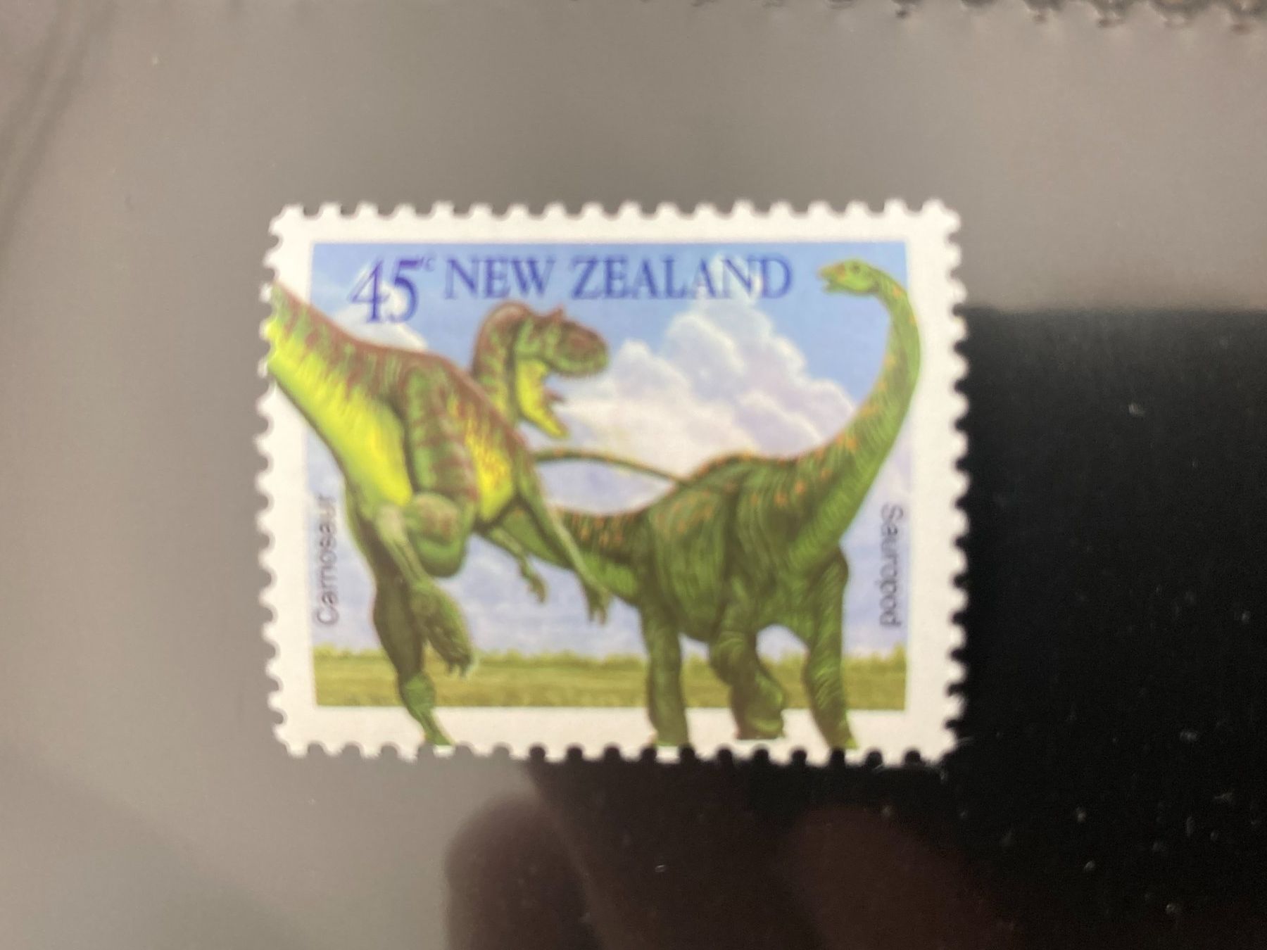 Tutti i francobolli: Neuseeland 1993 Einzelmarke Dinosaurier 45 postfrisch – Nuovo (secondo la descrizione) da Liestal venduto da schnueps