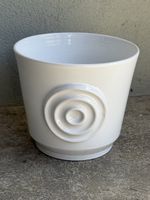 MARGRIT LINCK Keramik riesiger Cachepot weiss Vintage