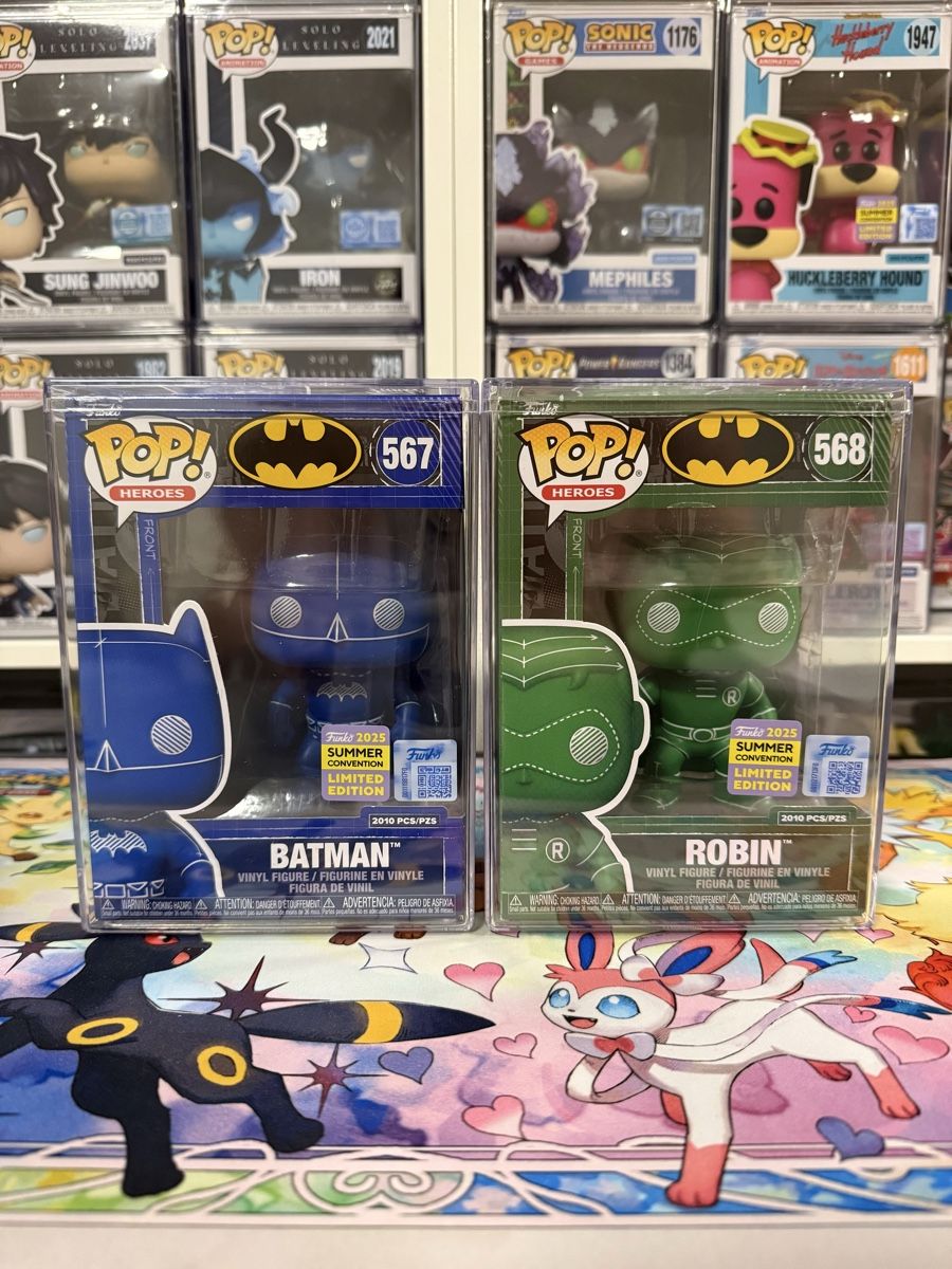 Funko Statuette: Funko Batman & Robin (Summer Convention 2025) – Nuovo (secondo la descrizione) da Flüelen venduto da alex_y88