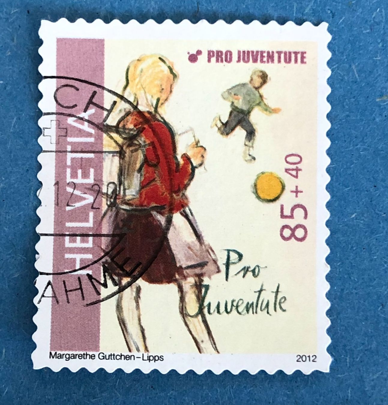 Tous les timbres: Nr.J 406A GESTEMPELT Mädchen und Knabe 2012    – D'occasion à Aarau par Billa007