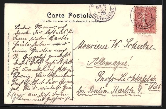 Cartoline postali: St. Gingolph, Ortsansicht vom See aus mi – Usato da Berlin venduto da bartko-reher 1