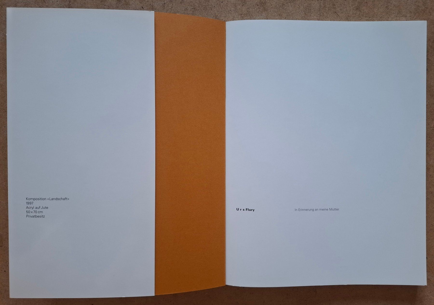 Libri: Urs Flury, Aetingen Buch "Erinnerung .. Mutter" signiert '97 – Usato da Aarburg venduto da Rosen_Rot 1