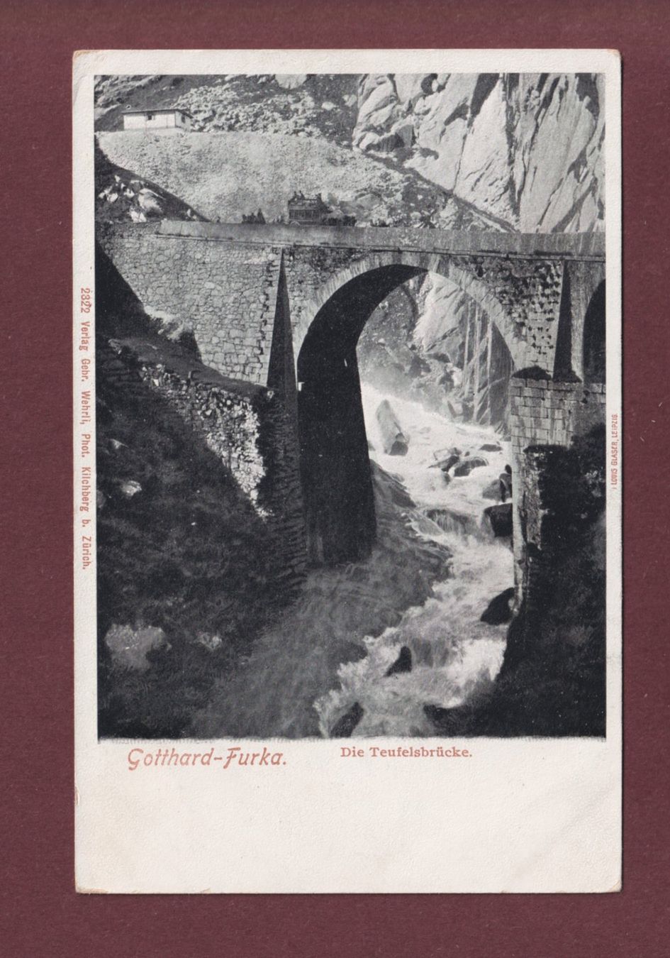 Cartes postales: Gotthard-Furka - TEUFELSBRÜCKE – D'occasion à Pully par nicecards