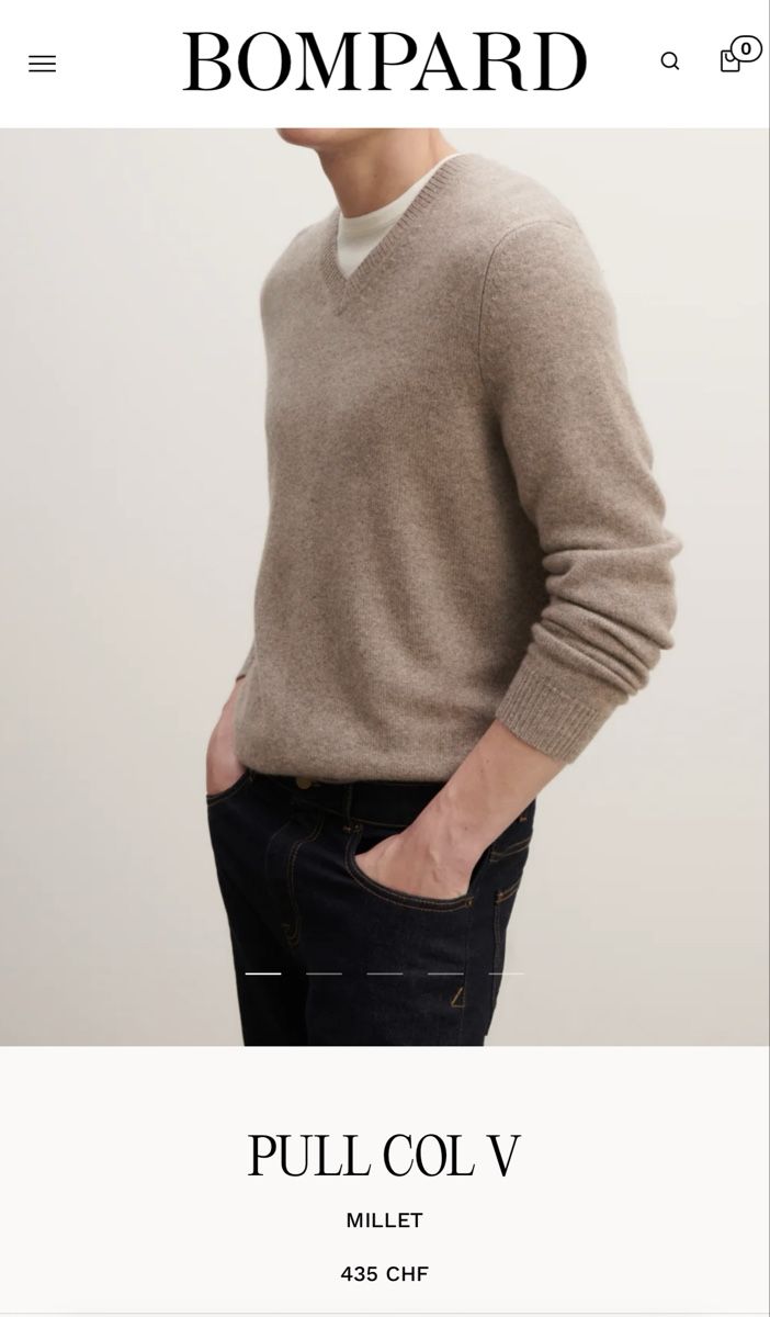 Maglioni & Felpe: Pull Eric Bompard cachemire Homme, Taille XL, noisette – Nuovo (secondo la descrizione) da Morges venduto da sandy069 5