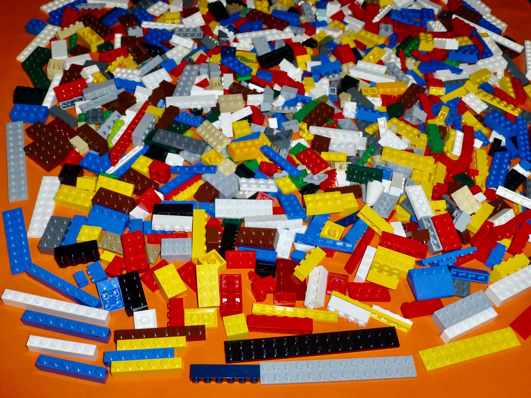 Lego Giocattoli: Lego/ 1 Kilo bunt gemischte Bausteine. Gewaschen. – Usato da Langnau am Albis venduto da Maugli 1
