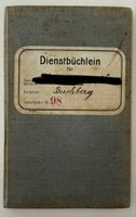Schweizer Armee Dienstbüchlein und Beilagen / Jahrgang 1898
