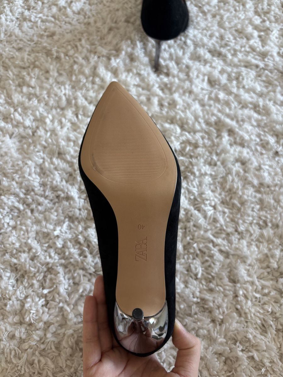 Damenschuhe: Damen Pumps Schwarz Grösse 40 spitz – Neu (gemäss Beschreibung) aus Nürensdorf von vlr_tky25 3