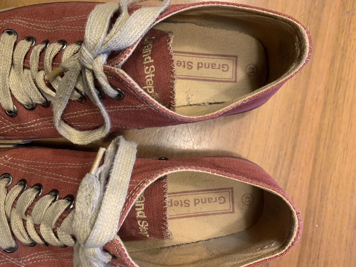 Scarpe da uomo: Hemp-Sneakers GrandStep, Gr. 41, bordeaux-rot – Usato da Dussnang venduto da pml253 4