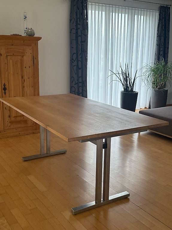 Tavoli: Esstisch aus Edelstahl & Eiche – Usato da Schachen b. Reute venduto da nickoel 1
