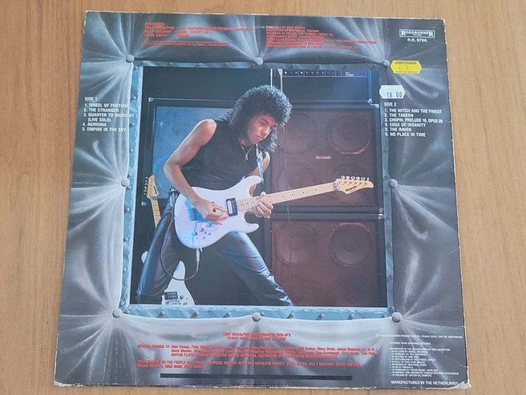 Dischi in vinile: LP  Tony MacAlpine – Usato da Martigny venduto da MZ-67 1