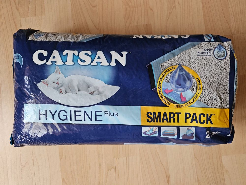 3x Catsan Hygiene Plus Smart Pack / Fabrikneu Kaufen auf Ricardo