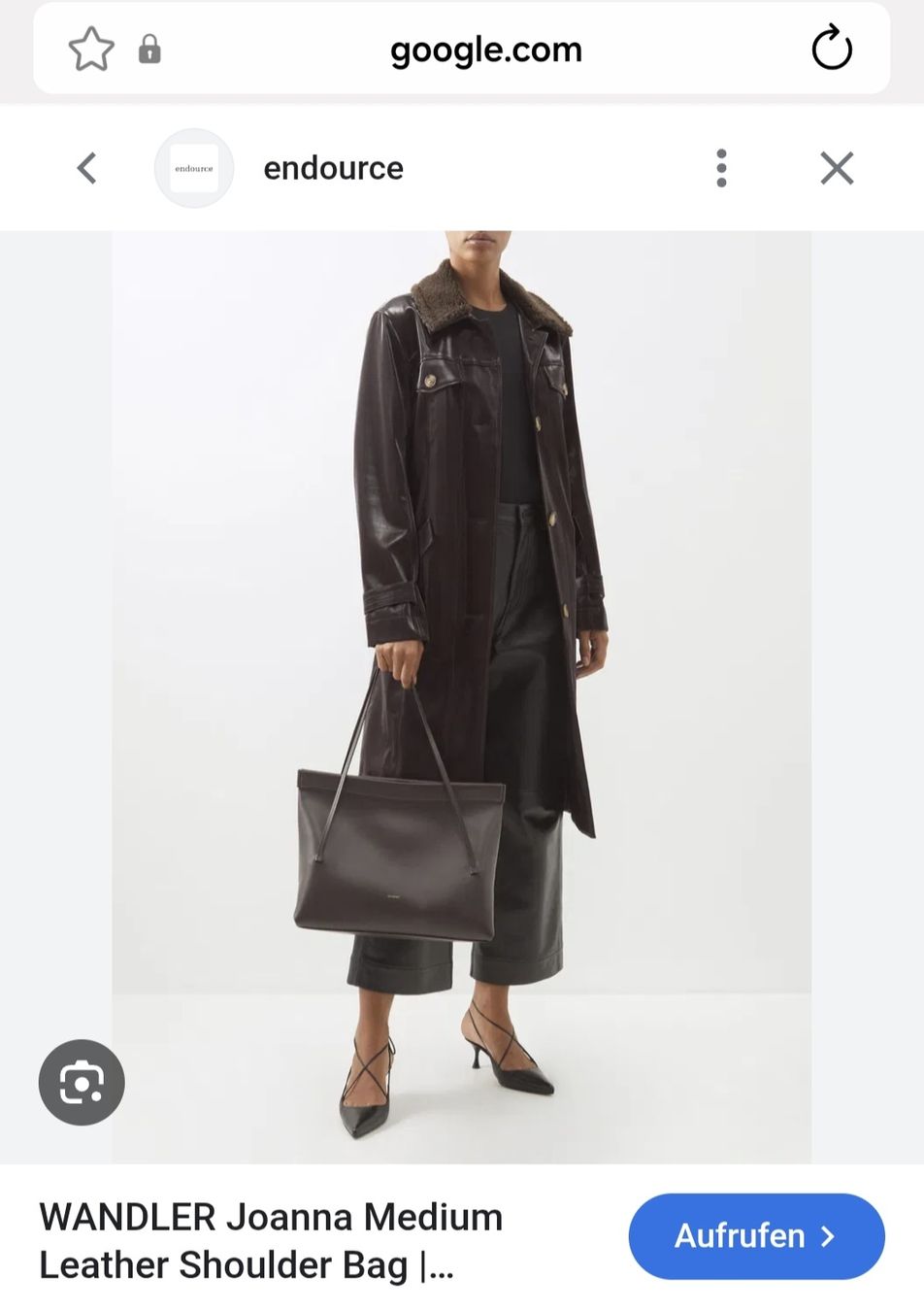 Wandler Taschen für Damen: WANDLER Joanna Medium Ledertasche Soil Braun – Gebraucht aus Horn von kisaran3 4