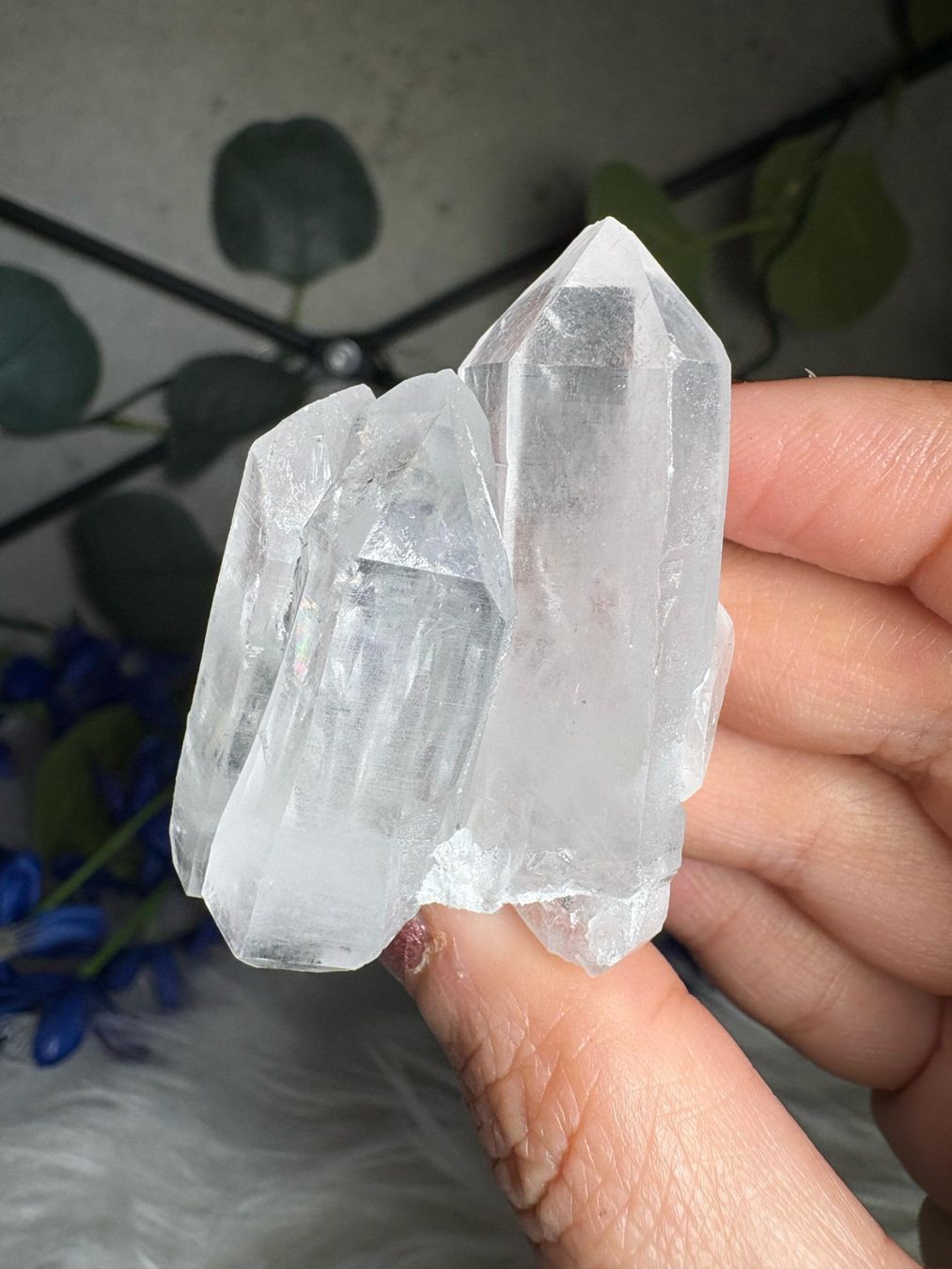 Minerali & Pietre curative: Kolumbianischer Lemurian-Quarz-Cluster – Nuovo (secondo la descrizione) da Neuheim venduto da m.hald 5