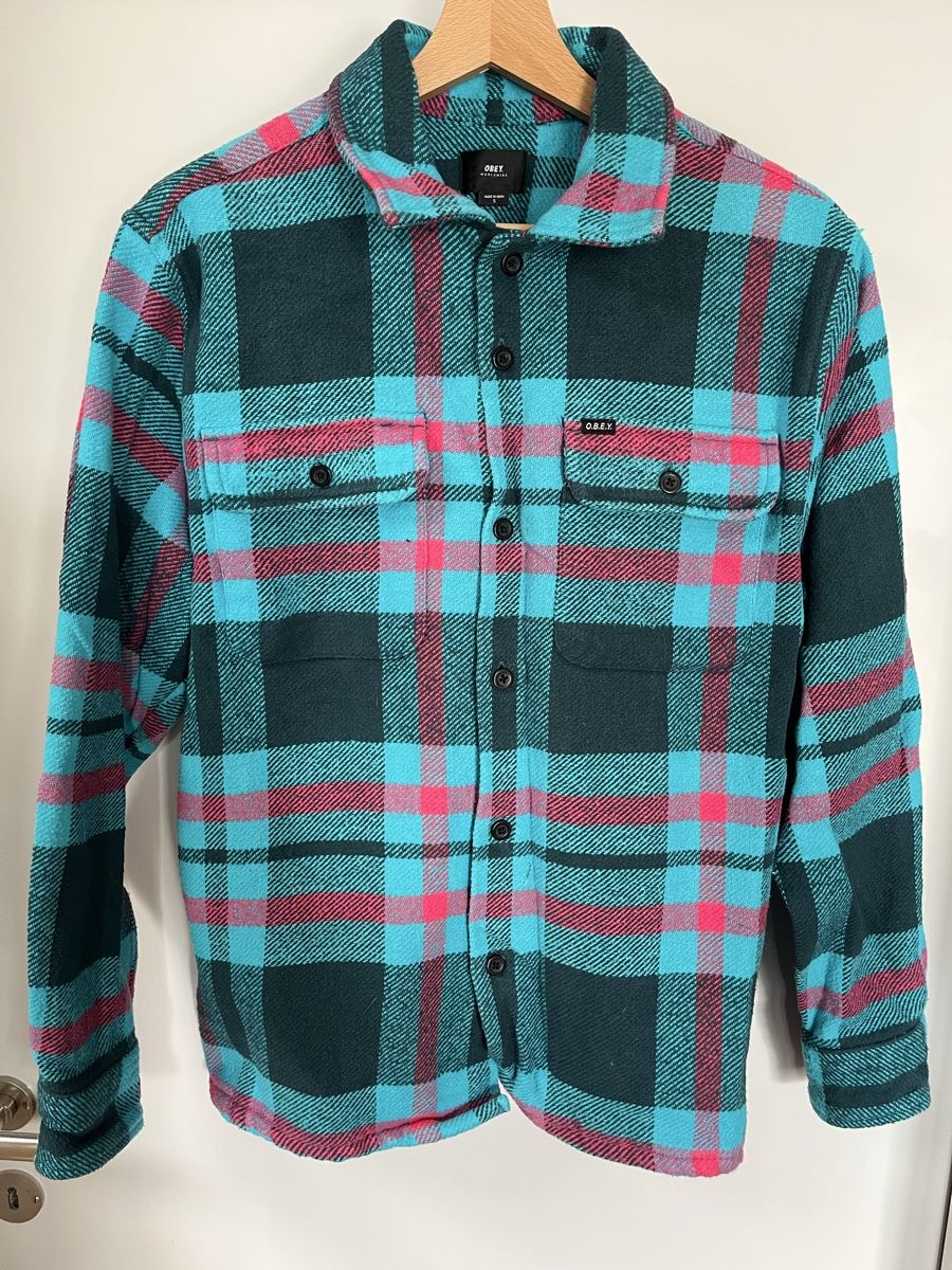 Camicie: Obey Kariertes Hemd/Jacke Grösse S – Usato da Frauenfeld venduto da jon_dlt7