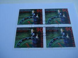 Marke Orientierungslauf, 2003, FDC + 4erblock, 2 Belege
