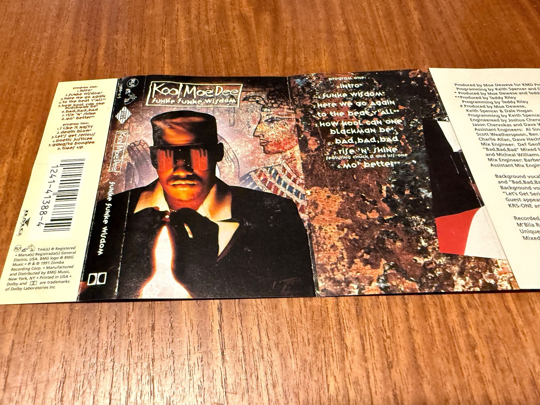 Musicassette: Kool Moe Dee - Funkee Funkee Wisdom / US 1991 MC – Usato da Delémont venduto da cpop 1