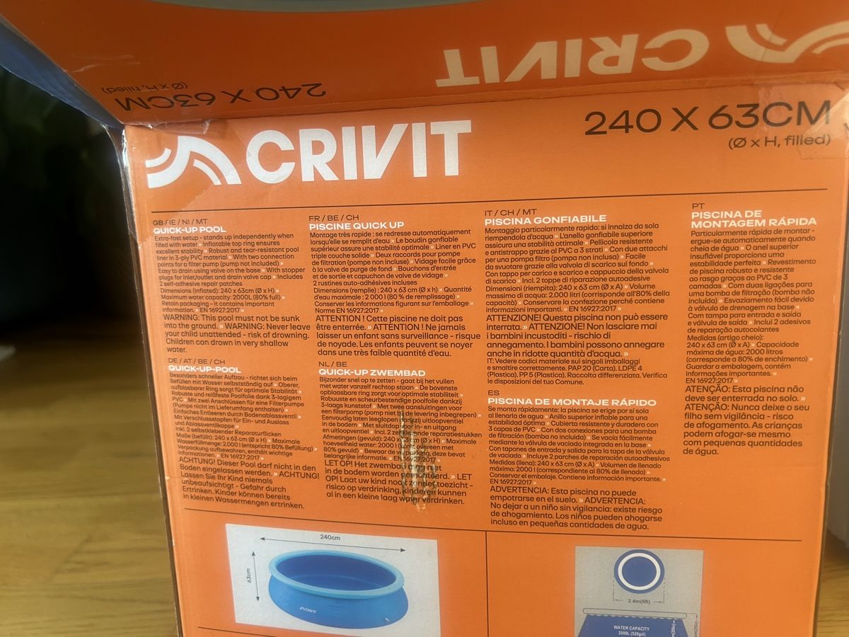 Piscine: Pool – Nuovo e nell'imballaggio originale da Zürich venduto da efi_c7bn 1