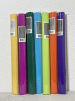 Bastelspass: 7 Rollen farbiges Krepp-Papier