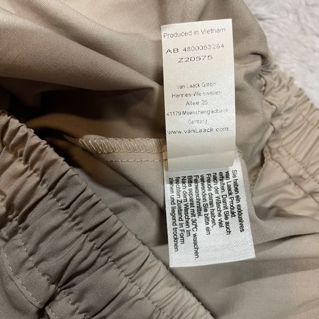 Pantaloni: Van Laack Herren Freizeithose Beige Gr. L Top Zustand – Usato da Bubikon venduto da SwissSecondLife 8