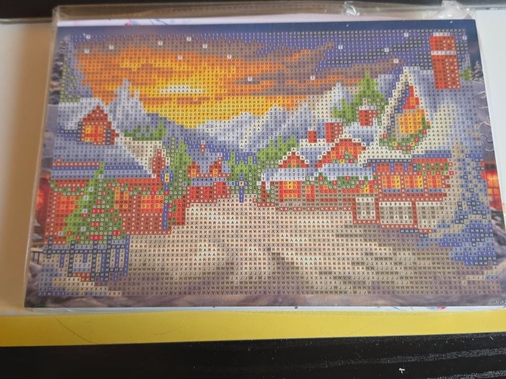 Bastelsets: DIAMOND PAINTING TABLETT DORF – Neu und originalverpackt aus Dintikon von bonita099