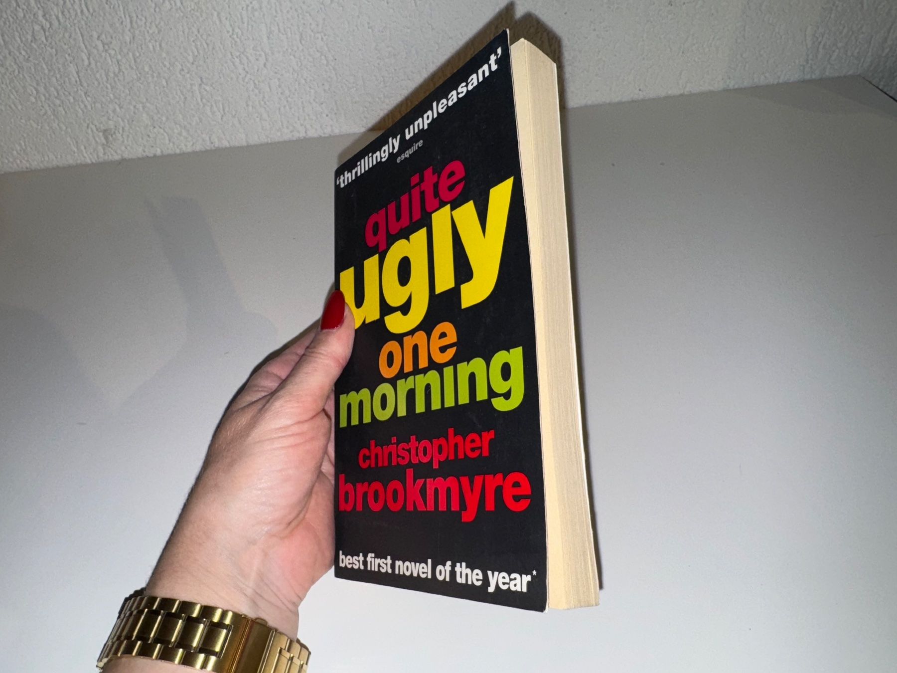 Libri: NOVEL: Christopher Brookmyre, Quite ugly one morning – Usato da Grosswangen venduto da English_books 1